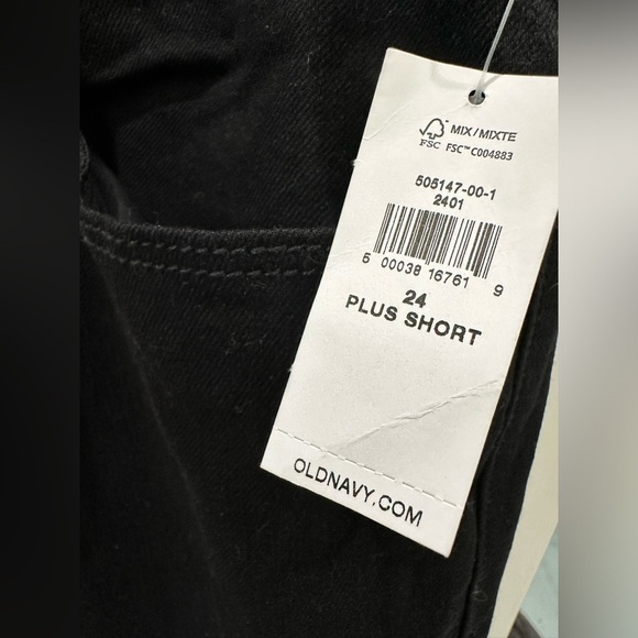 Old NAVY High-Waisted Wow Super-Skinny Black-Wash Ankle Jeans-PLUS SIZE-SHORT - Picture 6 of 7